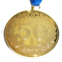 Медаль бронза / позолочена бронза MD 0600-58 мм