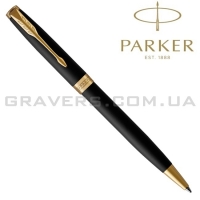 кулькова ручка Parker SONNET Matte Black Lacquer GT BP 84 832