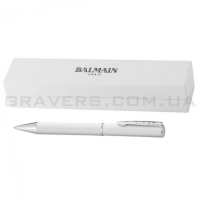 Белая кулькова ручка Balmain (pen-152)