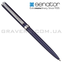 Ручка шариковая Senator Delgado (синяя)