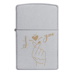 Запальничка Zippo «I Love You» Finger Snap