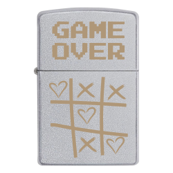 Запальничка Zippo tic-tac-toe «Game over»
