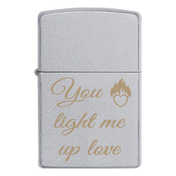 Зажигалка Zippo «You light me up love»