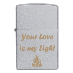 Зажигалка Zippo «Your Love is my Light»