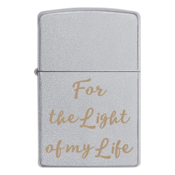 Зажигалка Zippo «For the Light of my Life»