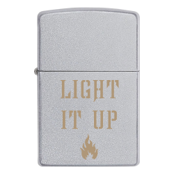 Зажигалка Zippo с гравировкой «Light It Up»