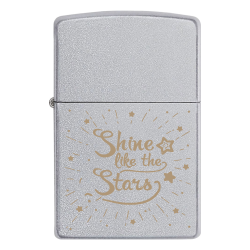 Зажигалка Zippo с гравировкой «Shine like the stars»