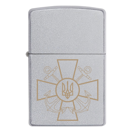 Запальничка Zippo Емблема Військово-морські сили (Збройних сил України)