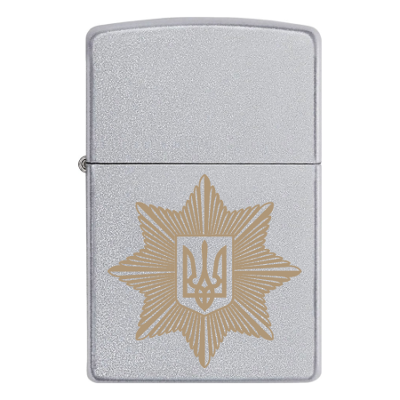 Зажигалка Zippo Эмблема полиции Украины