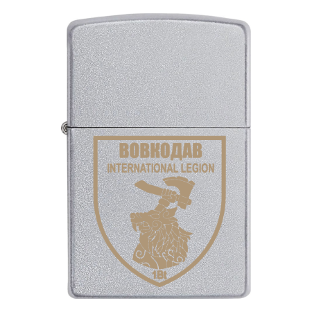 Запальничка Zippo Батальйон «Вовкодав» (Battalion Vovkodav)