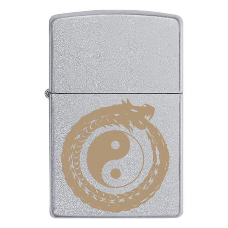 Запальничка Zippo Dragon Ouroboros Yin-Yang / Дракон Уроборос Инь-Ян