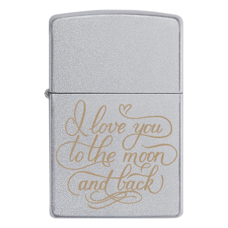 Запальничка Zippo «I love you to the moon and back»