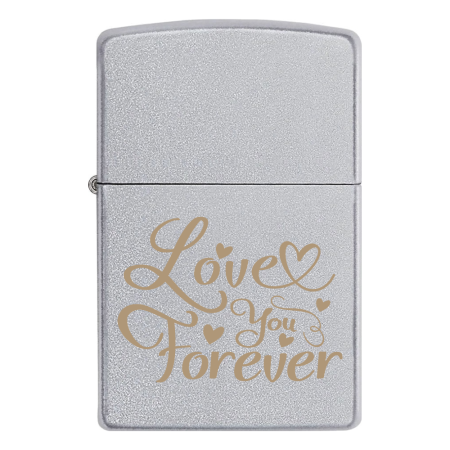 Запальничка Zippo подарунок коханому «Love you forever»