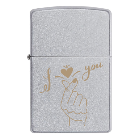 Запальничка Zippo «I Love You» Finger Snap