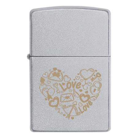 Зажигалка Zippo «Валентинка» – подарок на день влюбленных