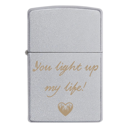 Зажигалка Zippo «You light up my life!»