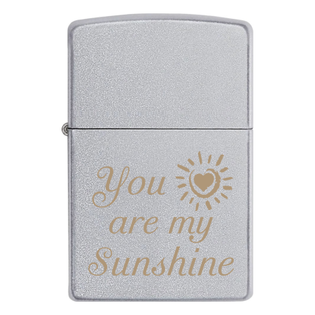 Зажигалка Zippo с гравировкой «You are my Sunshine»