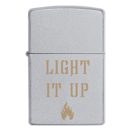 Зажигалка Zippo с гравировкой «Light It Up»
