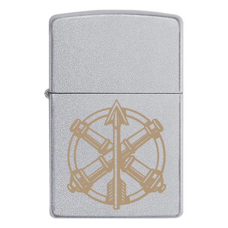 Запальничка Zippo Беретний знак військ протиповітряної оборони сухопутних військ та зенітних ракетних військ повітряних сил.